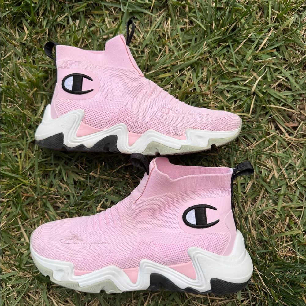 Kids Pink Slip-On Sneakers